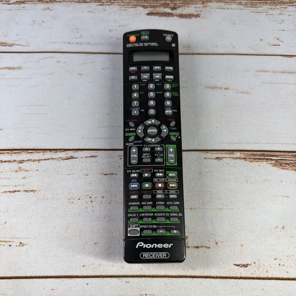 Genuine Pioneer XXD3105 AV Receiver Learning Remote Control